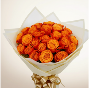 orange-roses-bouquet-fresh-flowers