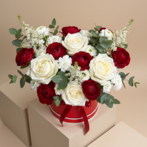 pink-white-rose-flower-box