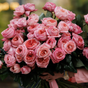 Bouquet of Pink Garden Rose Aperol